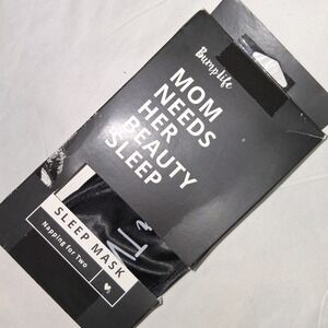 Bumplife Mom Needs Her‎ Beauty Sleep Mask Napping for Two Black